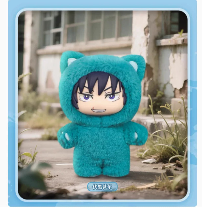 Original  Jujutsu Kaisen 2 Cat Ear Plushie Series Blind Box Mystery Box Anime Figure Room Decoration Collection Gifts