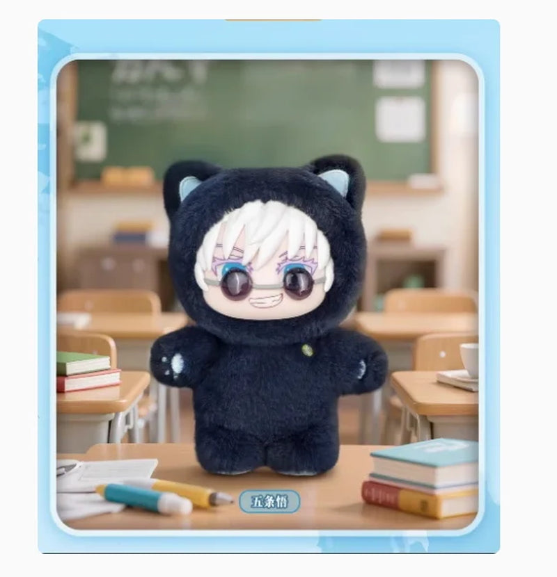 Original  Jujutsu Kaisen 2 Cat Ear Plushie Series Blind Box Mystery Box Anime Figure Room Decoration Collection Gifts