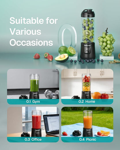 Portable Blender – 14 OZ, USB-C Rechargeable | BPA Free