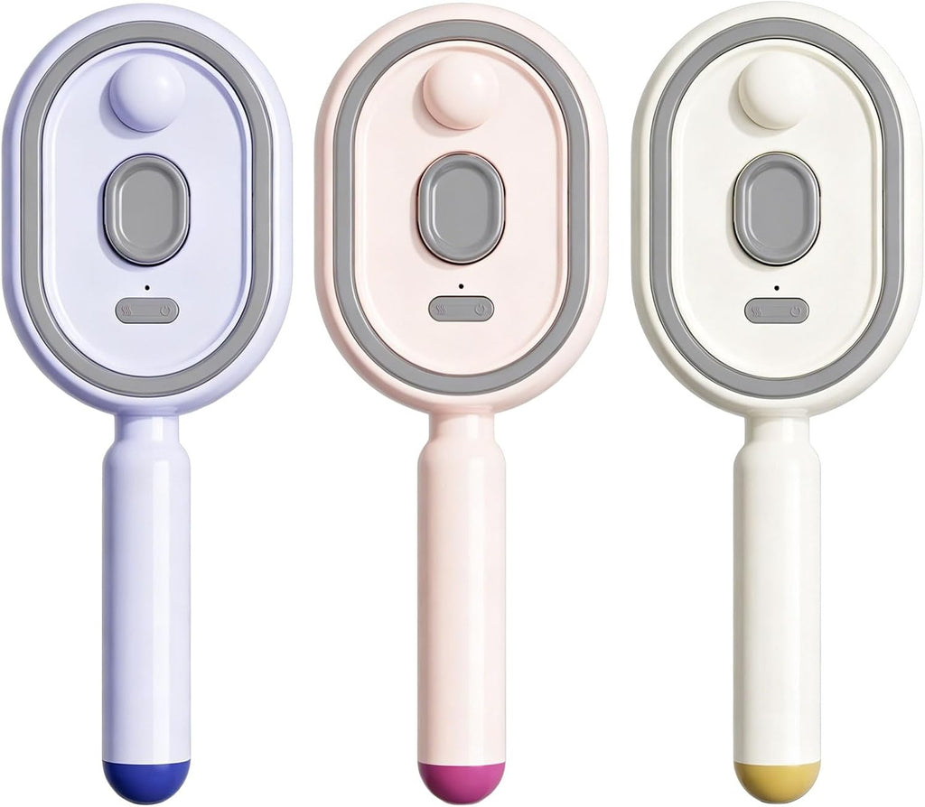 Electric Air Cushion Massage Spray Comb((U-S L-Oc-Al S-To-Ck| 24-H S-Hip)), Self-Cleaning Essential Oil Mist, Anti-Static Volumizing Hairbrush, Ideal Hair Care Gift for Him Her (Purple)