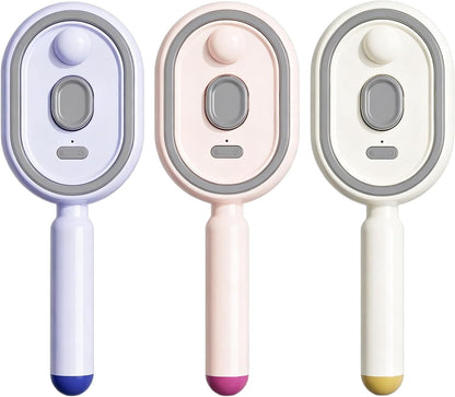 Electric Air Cushion Massage Spray Comb((U-S L-Oc-Al S-To-Ck| 24-H S-Hip)), Self-Cleaning Essential Oil Mist, Anti-Static Volumizing Hairbrush, Ideal Hair Care Gift for Him Her (Purple)